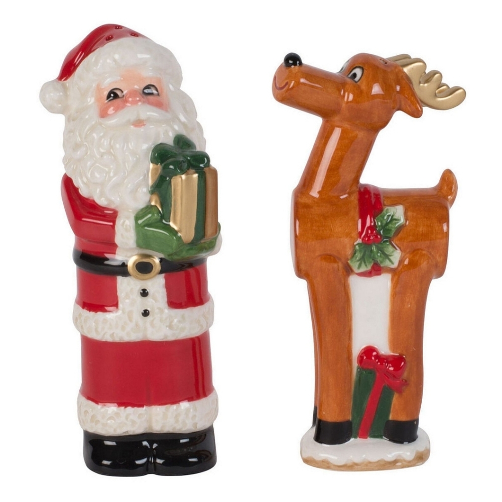Fitz & Floyd First Ladies Collection Shakers Santa
